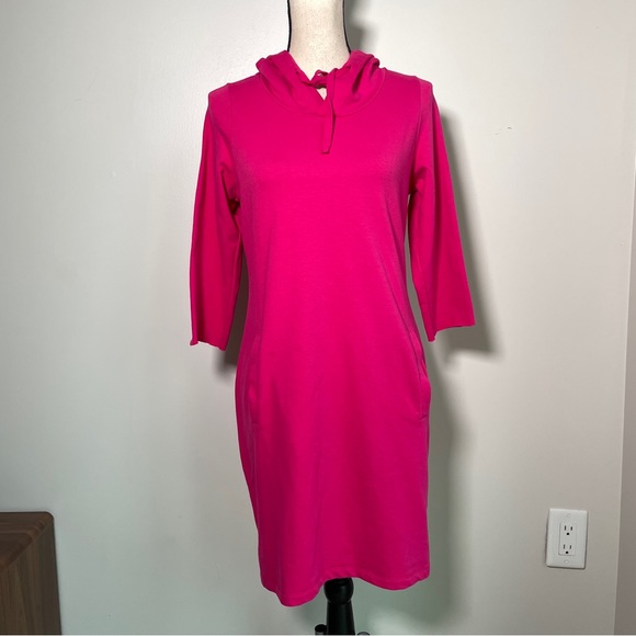 Soho New York & Co Pink Soft knit Hooded Drawstrings Casual Sporty Style XS - Picture 2 of 14